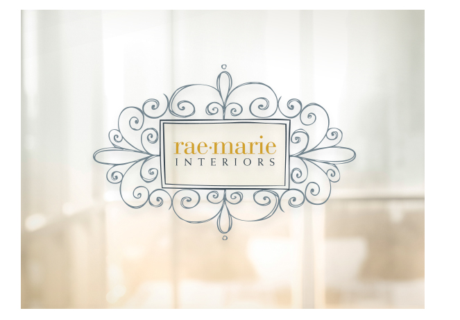 Roman Design: Rae-Marie Interiors logo design