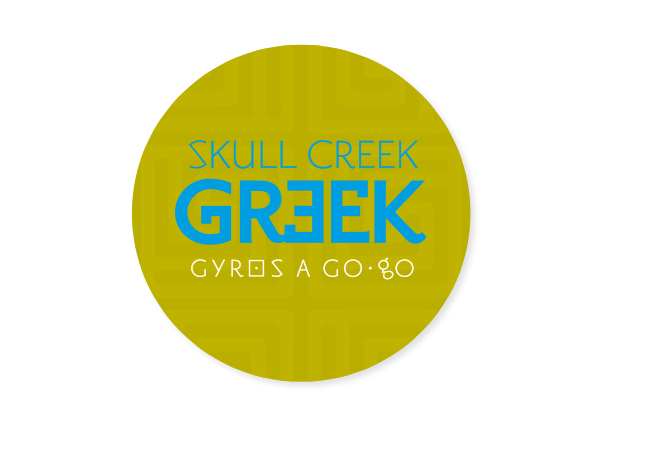 Roman Design: Skull Creek Greek logo design