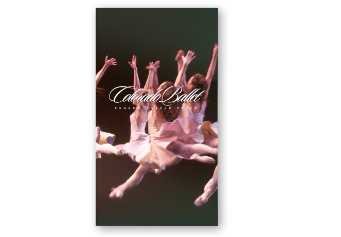 Roman Design: Colorado Ballet brochure